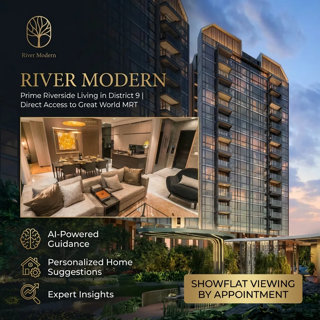 AdsGo-generated ad creative for River Modern property campaign