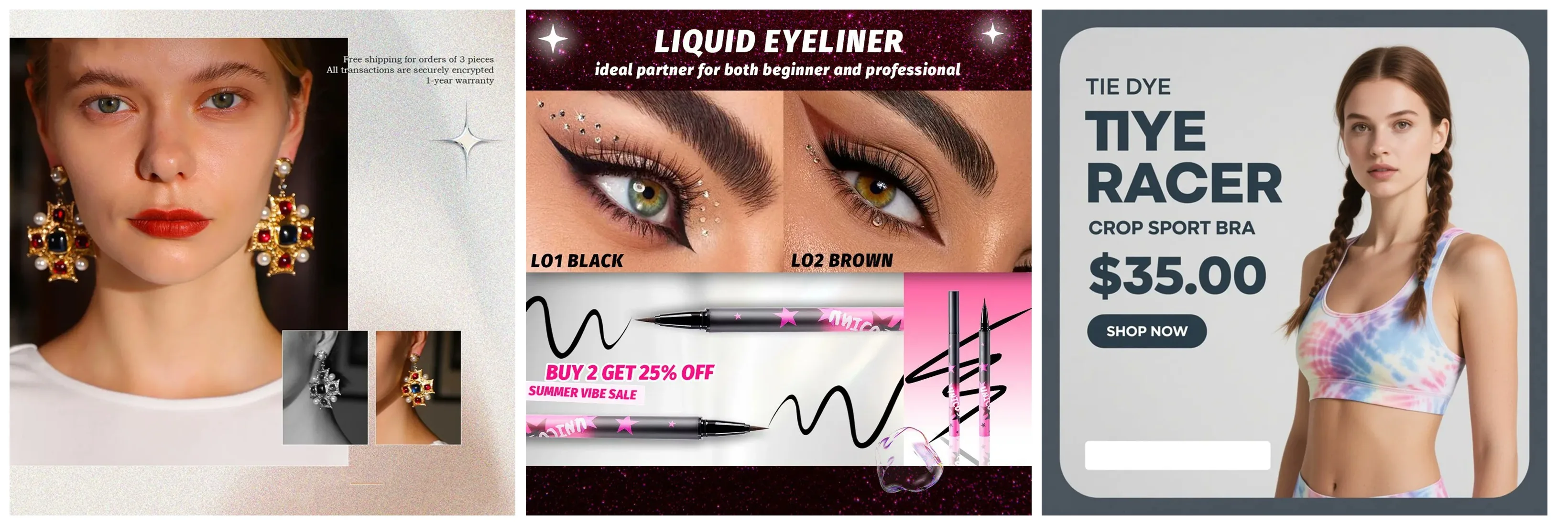 AdsGo AI-powered creative templates — fashion, electronics, beauty and more